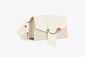 Beige Strathberry Crescent Mini Bag | UK PKNM-75096