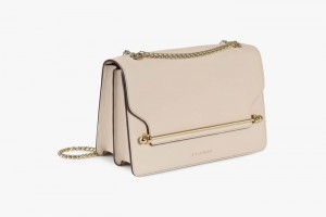 Beige Strathberry East/West Crossbody Bag | UK GUFH-57983