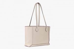 Beige Strathberry Mosaic Shopper Top Handle Bag | UK ECAL-05967