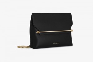 Black Strathberry Stylist Clutch Bag | UK HBNQ-29506