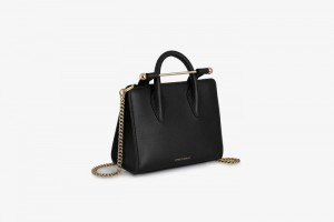 Black Strathberry The Nano Tote Crossbody Bag | UK VGEQ-94310