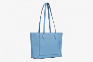 Blue Strathberry Mosaic Shopper With Stitch Shoulder Bag | UK OMQI-03456