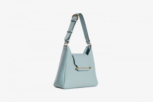 Blue Strathberry Multrees Hobo Crossbody Bag | UK KDST-28974