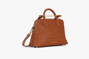 Brown Strathberry Dome With Stitch Mini Bag | UK XTOA-50836