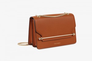 Brown Strathberry East/West Shoulder Bag | UK CARF-40192