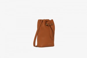 Brown Strathberry Lana Osette Pouch Mini Bag | UK DWJO-63095