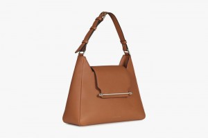 Brown Strathberry Multrees Midi Hobo Crossbody Bag | UK IOKH-60973