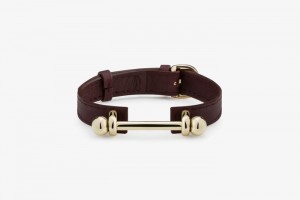 Burgundy Strathberry Music Bar Bracelet | UK EURV-45713