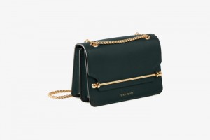 Green Strathberry East/West Mini Bag | UK AKTP-47913