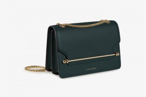 Green Strathberry East/West Shoulder Bag | UK CWBD-08214