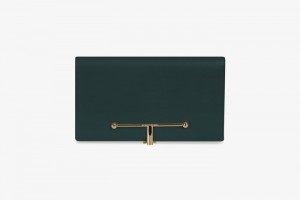 Green Strathberry Large Melville Street Wallet | UK JCXI-69015