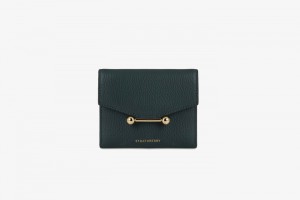 Green Strathberry Mosaic Trifold Wallet | UK GBZQ-16950