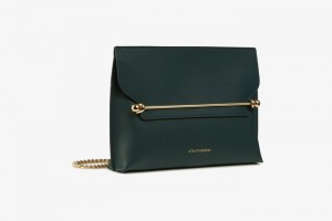 Green Strathberry Stylist Clutch Bag | UK XNPA-81039