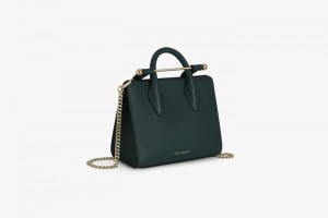 Green Strathberry The Nano Tote Mini Bag | UK PXBM-72594