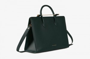 Green Strathberry The Tote Shoulder Bag | UK TUWI-29657