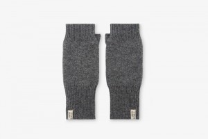 Grey Strathberry Cashmere Fingerless Gloves | UK YIZQ-67923