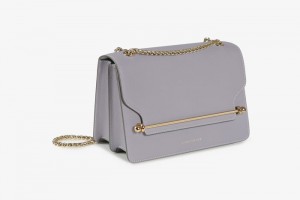 Grey Strathberry East/West With Stitch Crossbody Bag | UK YFOV-48501