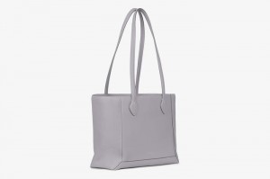 Grey Strathberry Mosaic Shopper With Stitch Top Handle Bag | UK TQKF-98042