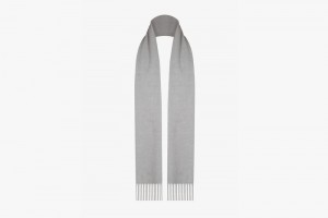 Grey Strathberry Pure Cashmere Scarf | UK OMTN-75862