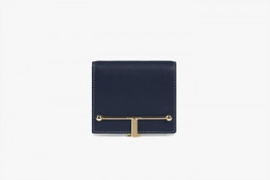 Navy Strathberry Melville Street With Stitch Wallet | UK YZGO-96470