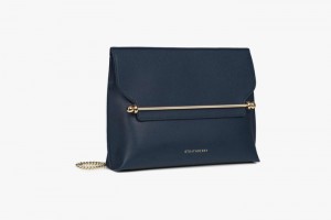 Navy Strathberry Stylist Crossbody Bag | UK IFOE-36897