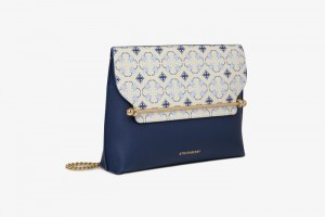 Navy Strathberry Stylist Crossbody Bag | UK CLYZ-37981