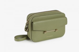 Olive Strathberry Mosaic Camera Crossbody Bag | UK CPGF-73691