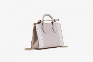 Purple Strathberry The Nano Tote Crossbody Bag | UK YLVU-50178