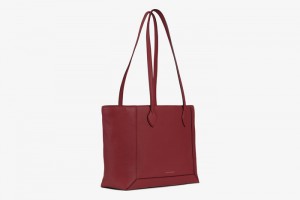 Red Strathberry Mosaic Shopper Shoulder Bag | UK JZVG-82106