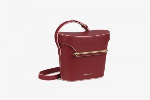 Red Strathberry Safari With Edge Crossbody Bag | UK SEAJ-23861