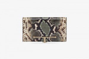 Snake Strathberry Large Melville Street Embossed Leather Wallet | UK VHZL-34962