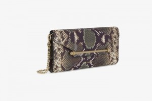 Snake Strathberry Multrees Chain Wallet Embossed Leather Mini Bag | UK ZBAV-42758