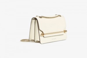 White Strathberry East/West Mini Bag | UK IXQA-87541