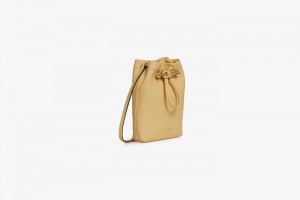 Yellow Strathberry Lana Osette Pouch Crossbody Bag | UK TGKX-69401