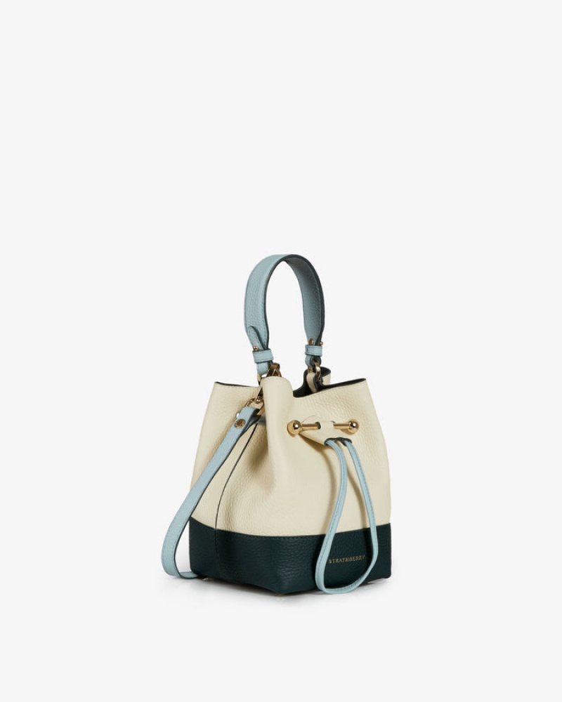 Beige Blue Strathberry Lana Osette Crossbody Bag | UK LWPK-28410