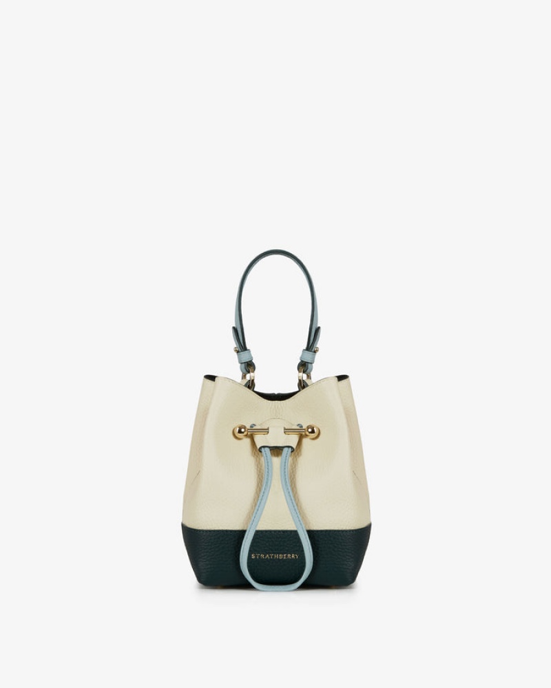 Beige Blue Strathberry Lana Osette Crossbody Bag | UK LWPK-28410