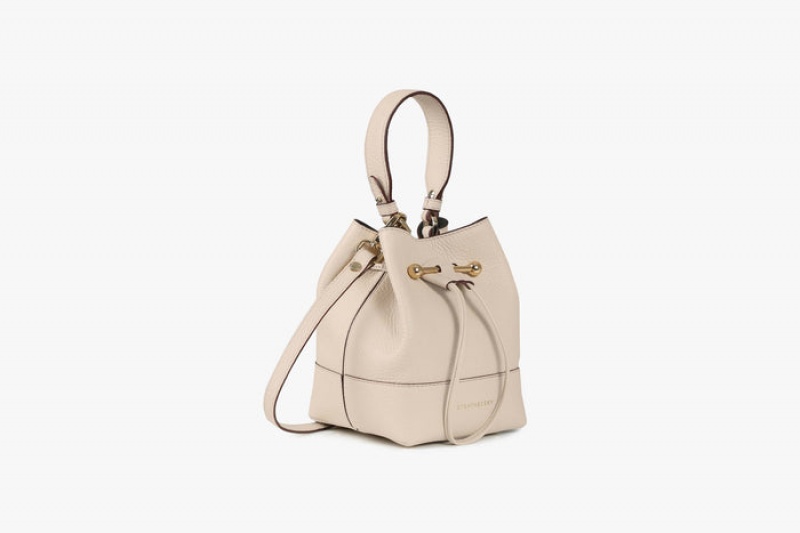 Beige Strathberry Lana Osette Crossbody Bag | UK GBFR-40652