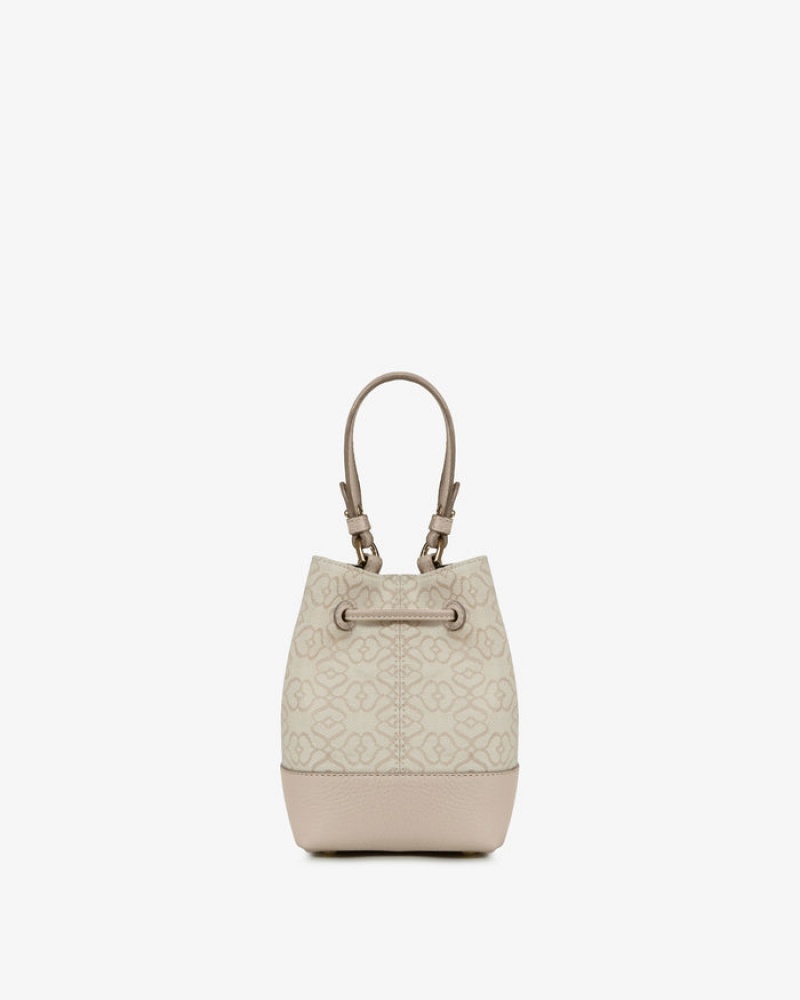 Beige Strathberry Lana Osette Leather Crossbody Bag | UK IAJZ-63419