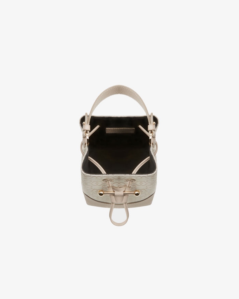 Beige Strathberry Lana Osette Leather Mini Bag | UK UHZE-28413