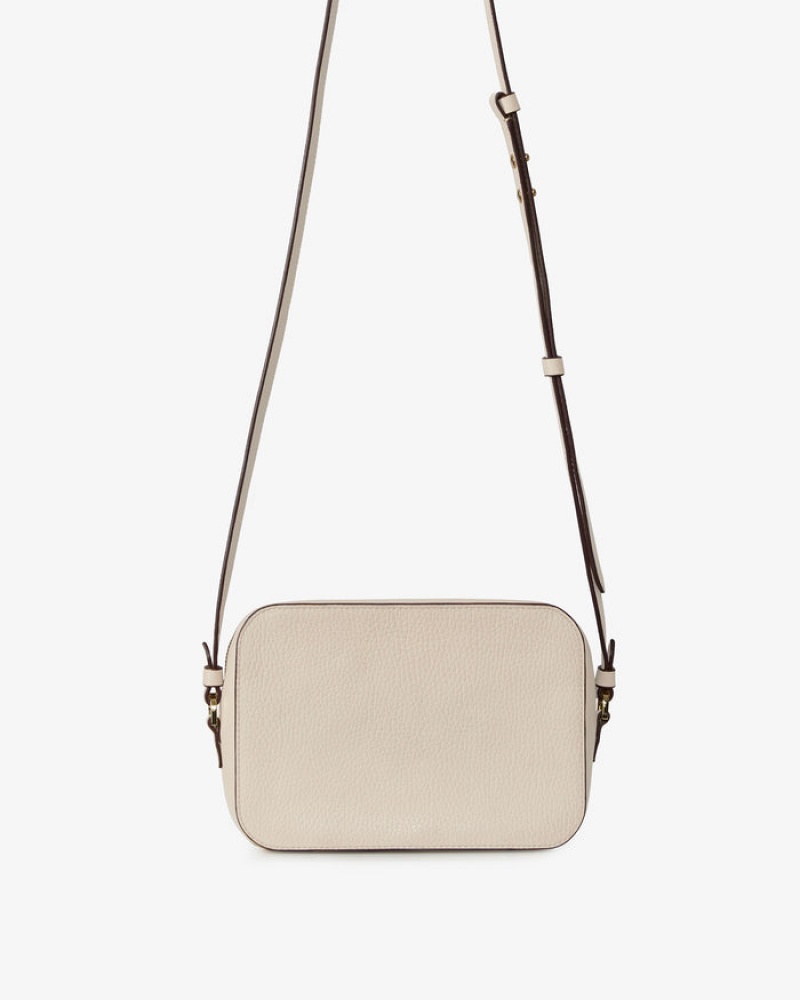 Beige Strathberry Mosaic Camera Crossbody Bag | UK XKAV-61048