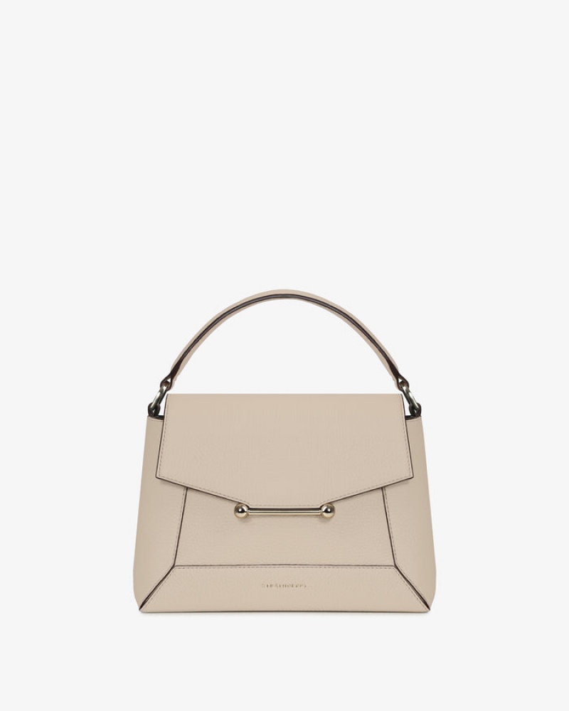 Beige Strathberry Mosaic Mini Bag | UK TLPO-24150