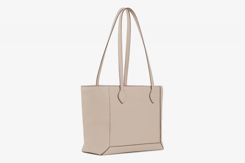 Beige Strathberry Mosaic Shopper Shoulder Bag | UK SODE-82459