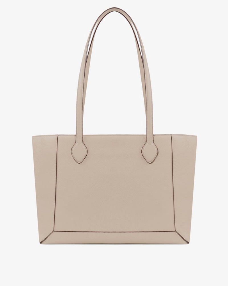 Beige Strathberry Mosaic Shopper Top Handle Bag | UK CQTF-06793