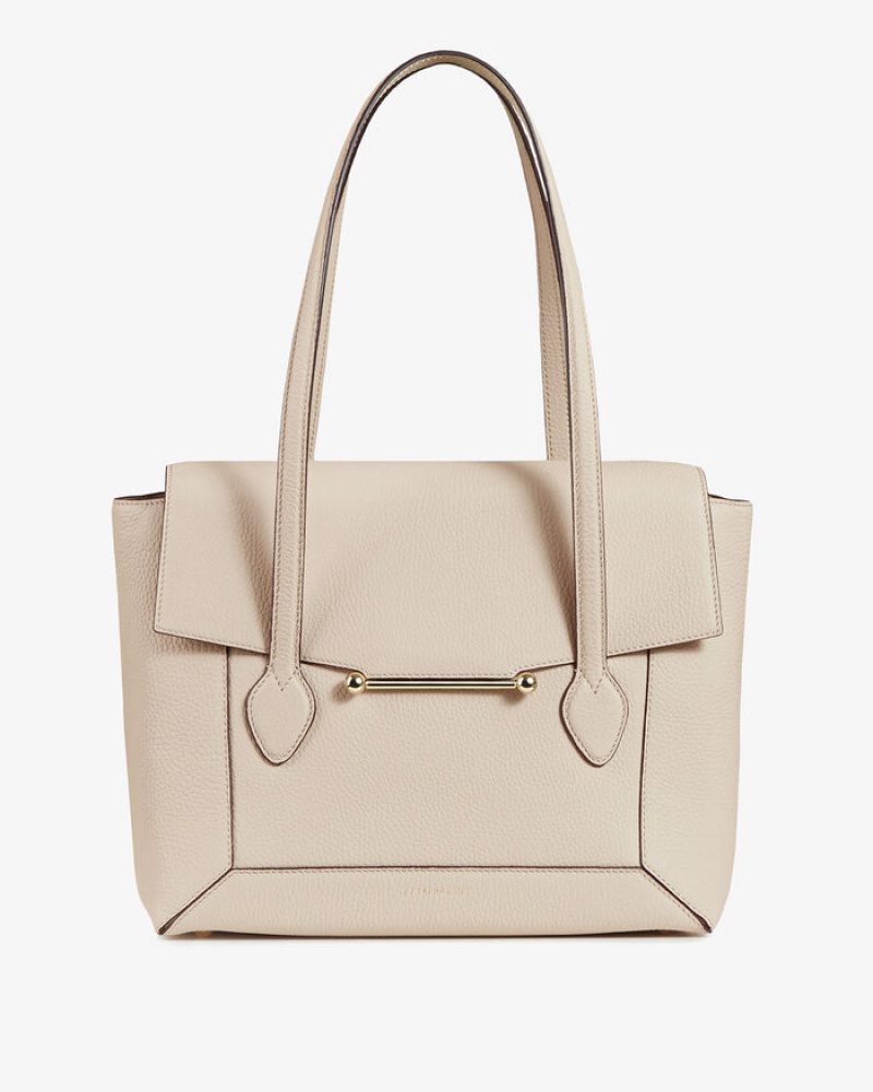 Beige Strathberry Mosaic Tote Top Handle Bag | UK TRKN-91650