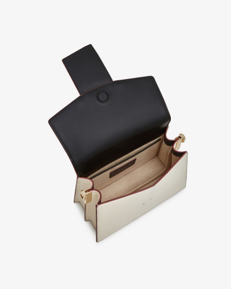 Black Beige Strathberry Box Crescent With Edge Mini Bag | UK EIAM-81954