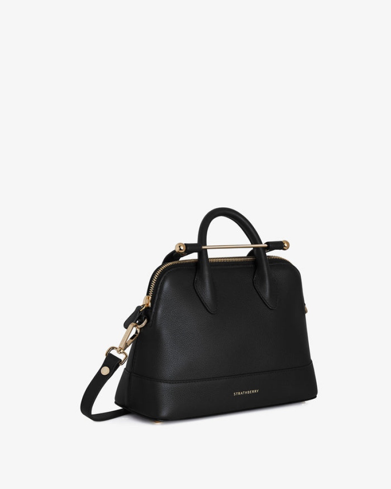 Black Strathberry Dome Mini Bag | UK WORQ-19576