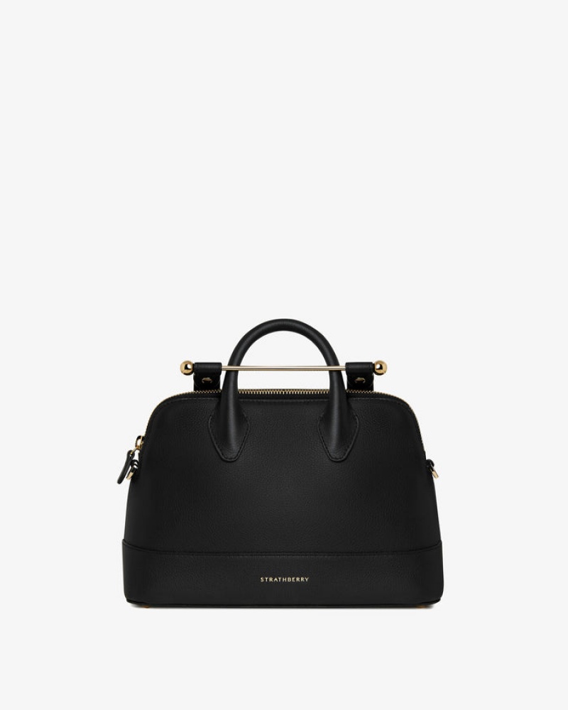 Black Strathberry Dome Mini Bag | UK WORQ-19576