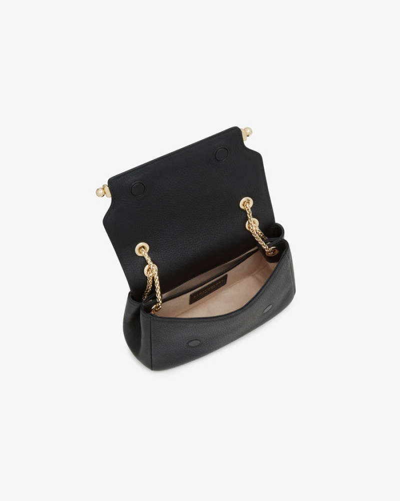 Black Strathberry East/West Mini Soft Crossbody Bag | UK YZWN-91573