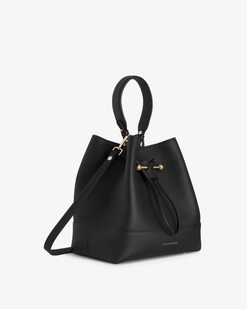 Black Strathberry Lana Osette Midi Crossbody Bag | UK KQTL-82491