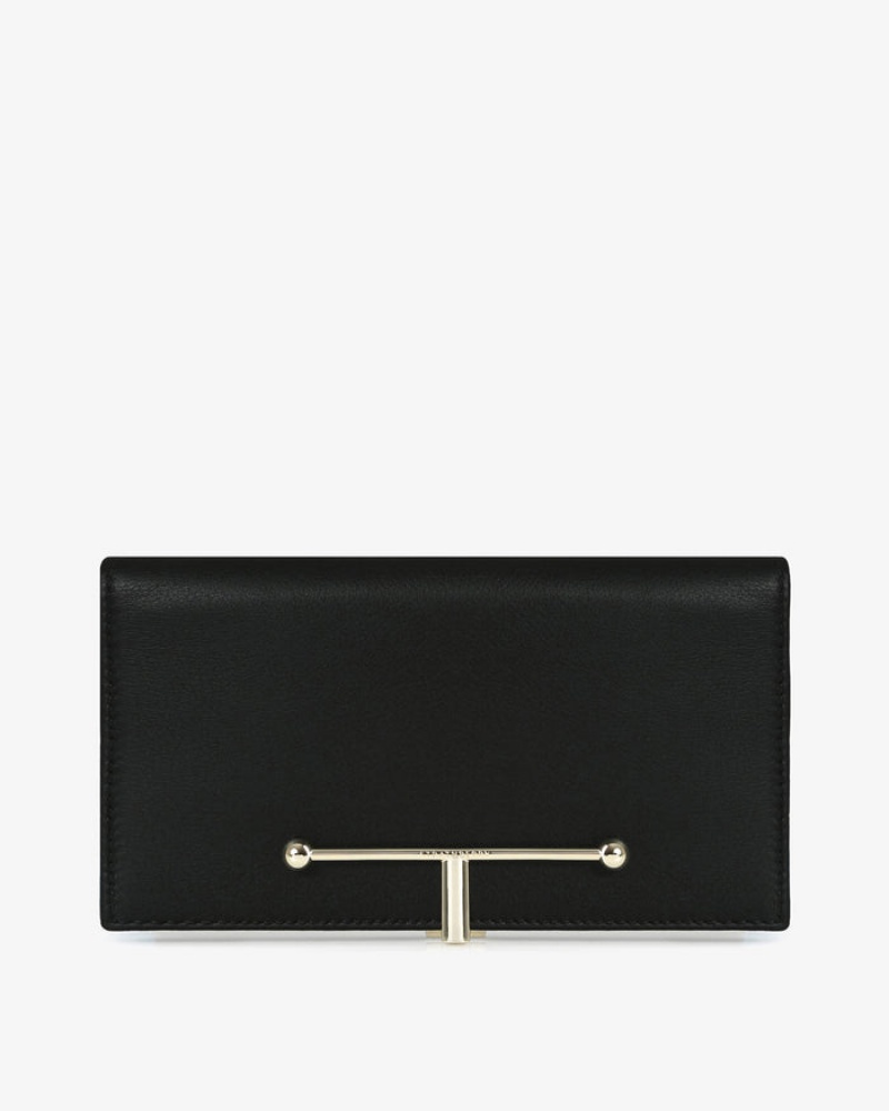 Black Strathberry Large Melville Street Wallet | UK YULZ-63918